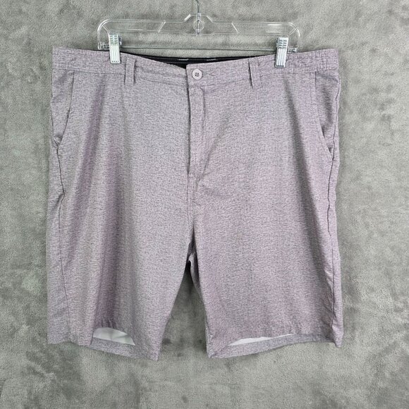 Mens Molokai Heather Gray Swim Shorts Polyester Stretch 10" Inseam Size 40 - Picture 2 of 10